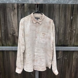 JOHN VARVATOS Casual CREME button down
